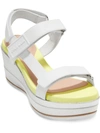 COLE HAAN GA AYER WOMENS WEDGE ANKLE STRAP WEDGE SANDALS