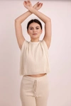 Bereal Sandy Loungewear Set In Beige