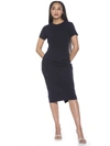 Alexia Admor Quinn Stretch Sheath Dress In Navy Abstract
