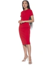 Alexia Admor Quinn Stretch Sheath Dress In Red