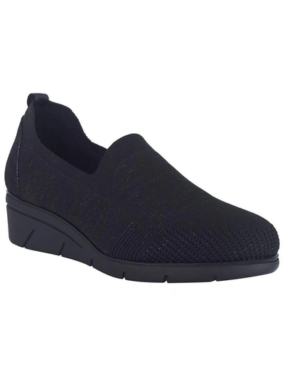 Impo Glenmory Womens Lifestyle Memory Foam Slip-on Sneakers In Black