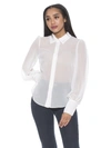 Alexia Admor Zayn Blouson Sleeve Button-up Shirt In Multi