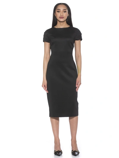 Alexia Admor Crysta Stretch Sheath Dress In Black