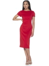 Alexia Admor Crysta Stretch Sheath Dress In Red