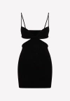 Off-white Off White Cut Out Mini Dress In Black