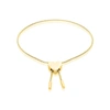 Adornia 14k Yellow Gold Brass Heart Bolo Bracelet