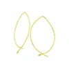 Adornia 14k Over Silver Threader Earrings In Gold