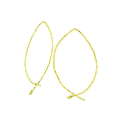 Adornia 14k Over Silver Threader Earrings In Gold