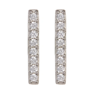 Adornia Crystal Studs In Silver