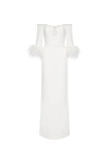 Rebecca Vallance Plume Keyhole Gown