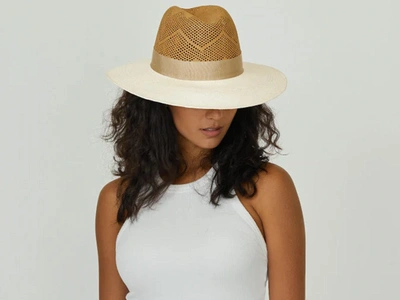 Freya Camellia Hat In Beige