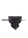 PRADA SMOOTH LEATHER AND RE-NYLON HAIR CLIP