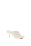 JACQUEMUS SANDALS NUVOLA FABRIC WHITE OPTIC WHITE