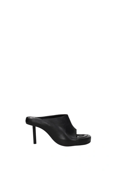 Jacquemus Black Le Papier Nuvola Mules