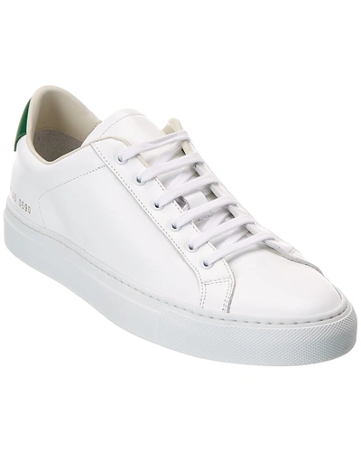 Common Projects Retro Low Leather Sneaker In White