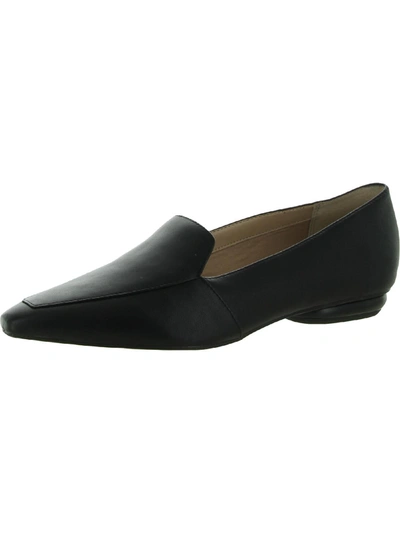 Franco Sarto Balica Womens Leather Slip On Loafers In Black