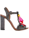 DOLCE & GABBANA embellished woven sandals,CR0331AE95912068957