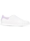 ALEXANDER MCQUEEN lace-up trainers,RUBBER100%