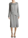 BALENCIAGA Side-Dapered Jersey Dress,0400094006628