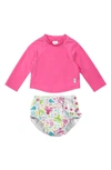 GREEN SPROUTS LONG SLEEVE RASHGUARD & REUSABLE SWIM DIAPER SET