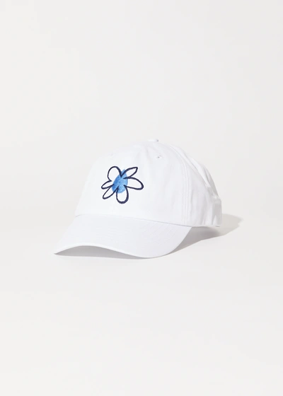 Afends Baseball Cap In White