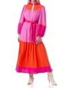 Crosby By Mollie Burch Delphine Dress In Berry Colorblock In Pink