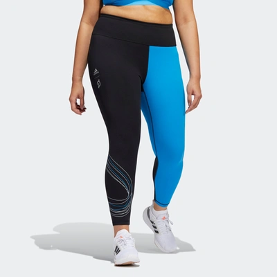 Adidas Originals Women's Adidas Capable Of Greatness Tights (plus Size) In Black