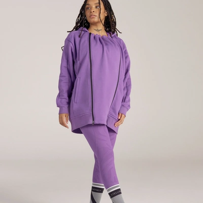 Adidas Originals Women's Adidas By Stella Mccartney Truestrength Maternity 3-in-1 Jacket In Purple