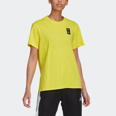 Adidas Originals Adidas Yellow Colombia National Team Dna T-shirt