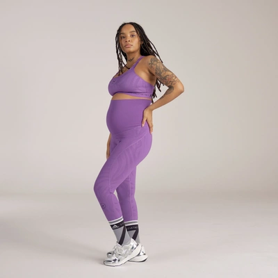 Adidas Originals Women's Adidas By Stella Mccartney Maternity Yoga Leggings In Purple