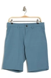 Union Flex Knit Twill Chino Shorts In Tidal Wave