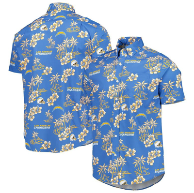 Reyn Spooner Powder Blue Los Angeles Chargers Kekai Button-up Shirt