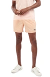 Barbour Men's Essential 5-inch Logo Swim Shorts In Pink