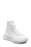 Converse Run Star Legacy Cx High Top Platform Sneaker In White/white/pale Put