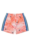 Mavrans Flamingo Performance Swim Trunks In Pink