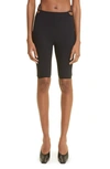 Nensi Dojaka Biker Leggings With Hip Heart Detail In Black Black