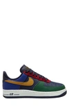 Nike Wmns Air Force 1  07 Lx Sneakers Obsidian / Gorge Green In Gorge Green/ Gold/ Obsidian
