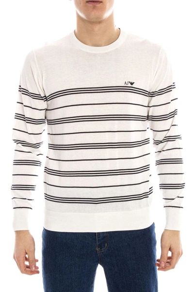 Armani Jeans Aj Sweater In White