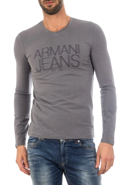 Armani Jeans Aj Topwear In Grey