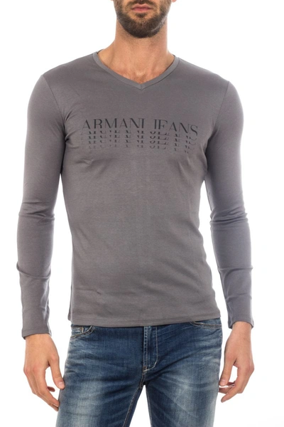 Armani Jeans Aj Topwear In Grey