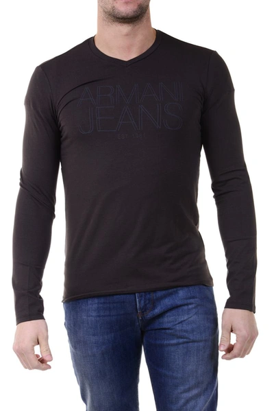 Armani Jeans Aj Topwear In Brown
