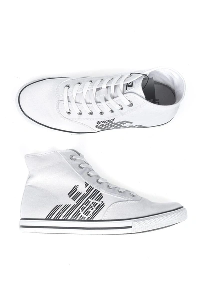 Ea7 Emporio Armani  Ankle Boots Sneaker In White