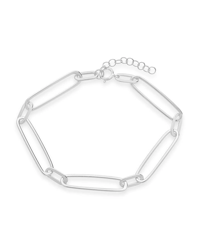 Sterling Forever Silver Large Link Bracelet