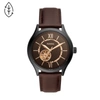 FOSSIL MEN'S AUTOMATIC, BLACK-TONE STAINLESS STEEL WATCH