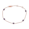 Sabrina Designs 14k Gold & Diamond Evil Eye Bracelet In Multi