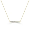 Sabrina Designs 14k Rose Gold 0.10 Ct. Tw. Diamond Bar Necklace In Yellow