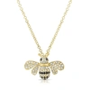 SABRINA DESIGNS 14k Gold & Diamond Bumble Bee Necklace