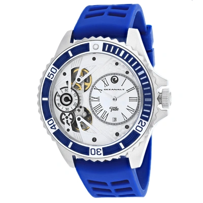Oceanaut Tide Quartz Silver Dial Mens Watch Oc0992 In Blue / Silver
