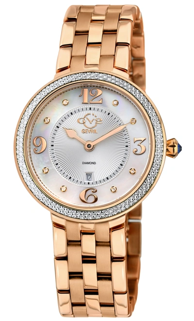 Gv2 Verona Womens Diamond Swiss Watch In Gold