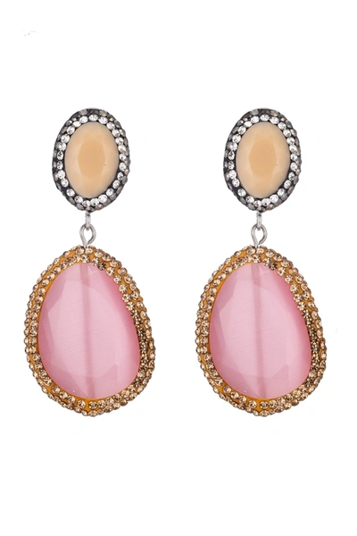 Eye Candy La Alisha Earrings In Pink